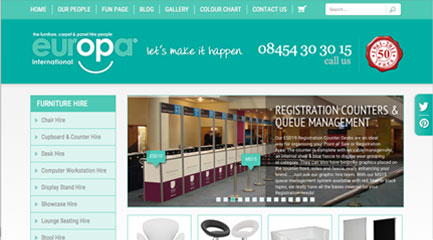 Europa Website preview